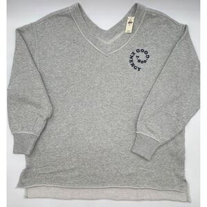 NWT Aerie Oversized V-Neck Sweatshirt